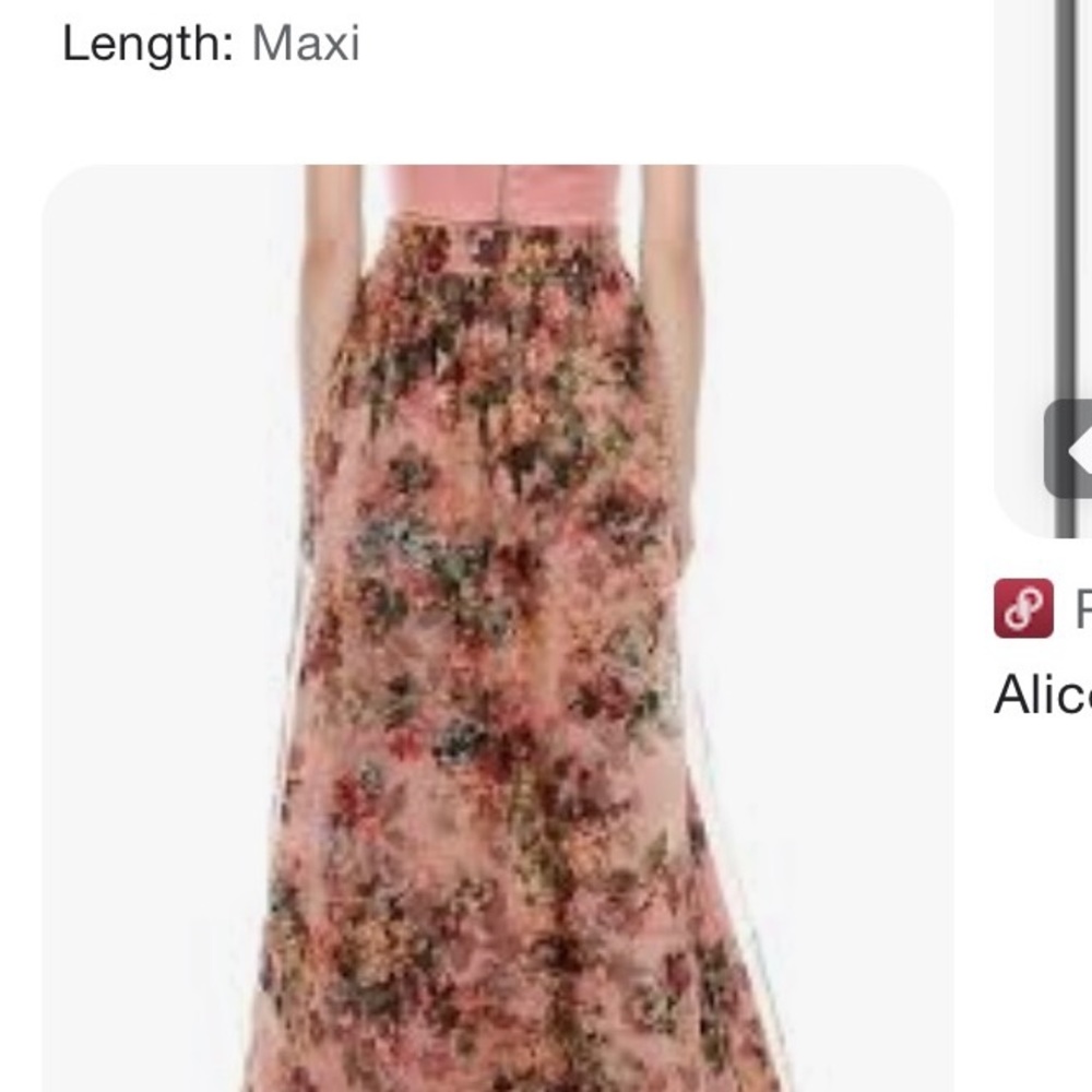 Alice + Olivia Maxi Skirt